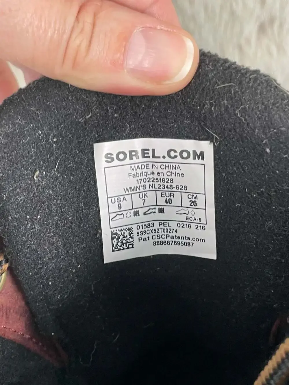 Sorel slimpack ii